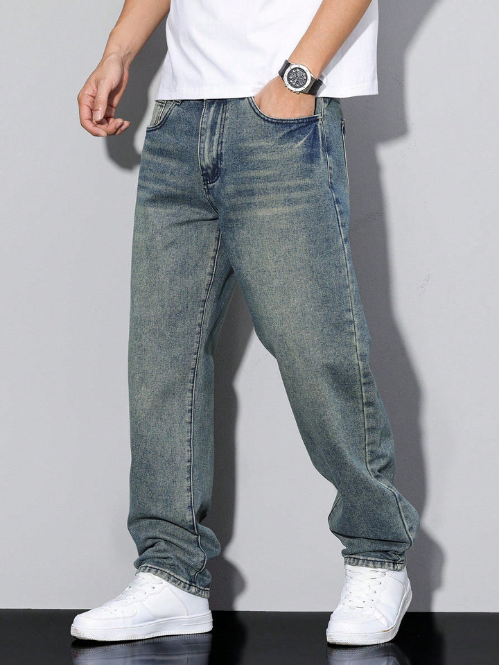 Daan | Effen kleur casual heren jeans · Oliver Bradley