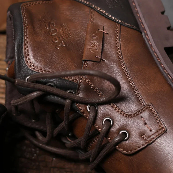 David 1905 | Leather Men Ankle Work Boots · Oliver Bradley