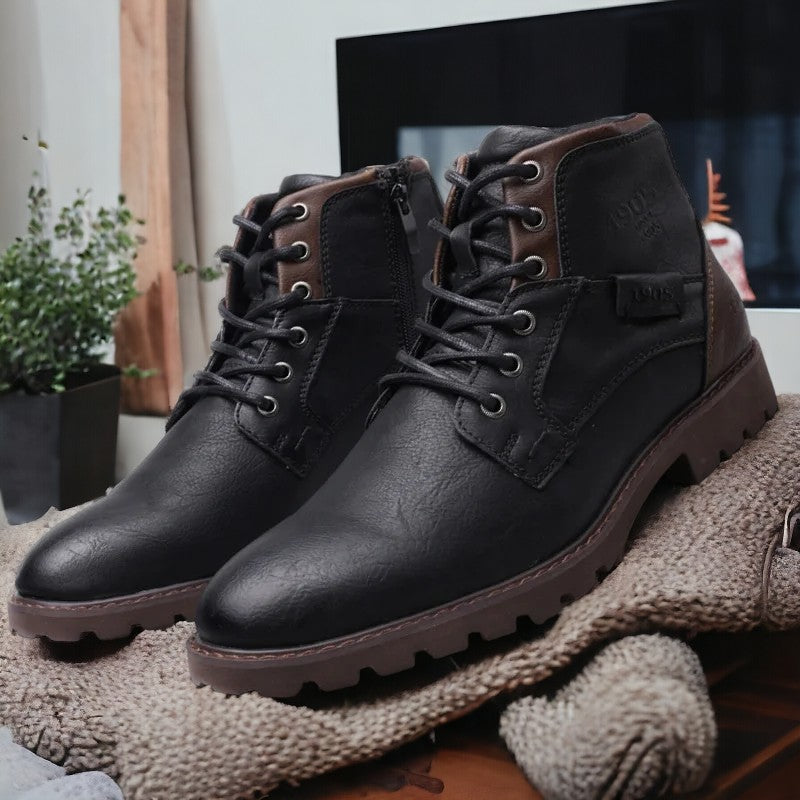 David 1905 | Leather Men Ankle Work Boots · Oliver Bradley
