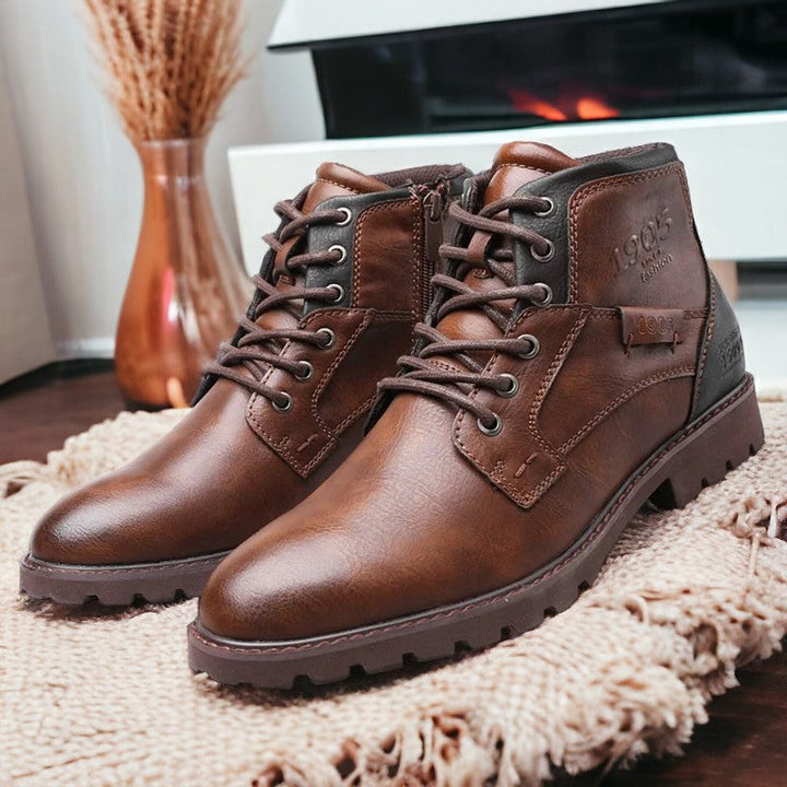 David 1905 | Leather Men Ankle Work Boots · Oliver Bradley
