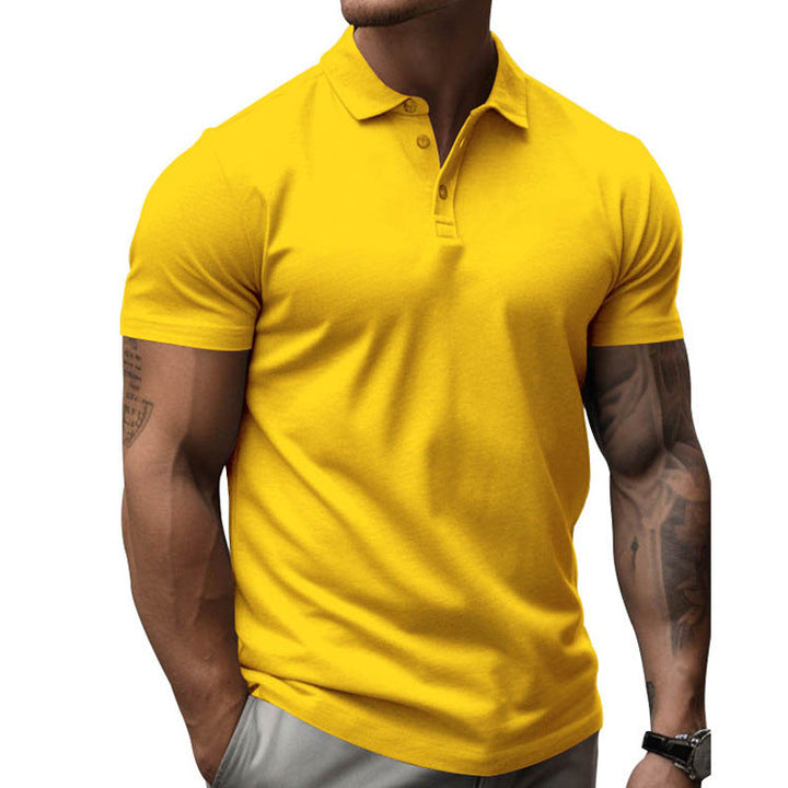 David | Herren Sportliche Passform Kurzarm Polo-Shirt · Oliver Bradley