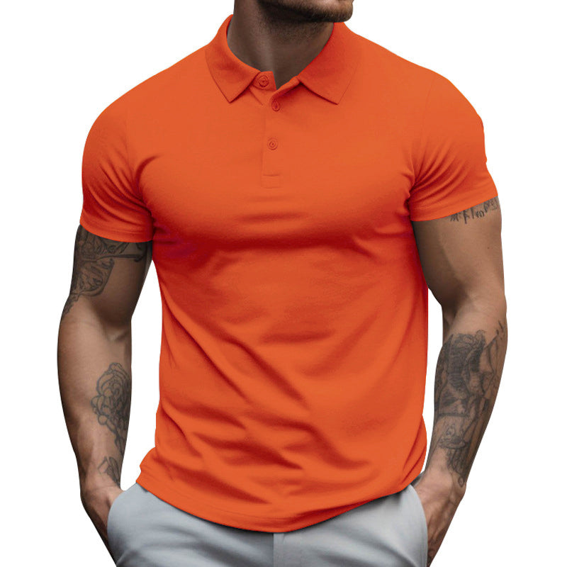 David | Herren Sportliche Passform Kurzarm Polo-Shirt · Oliver Bradley