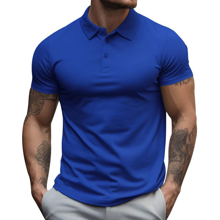 David | Herren Sportliche Passform Kurzarm Polo-Shirt · Oliver Bradley