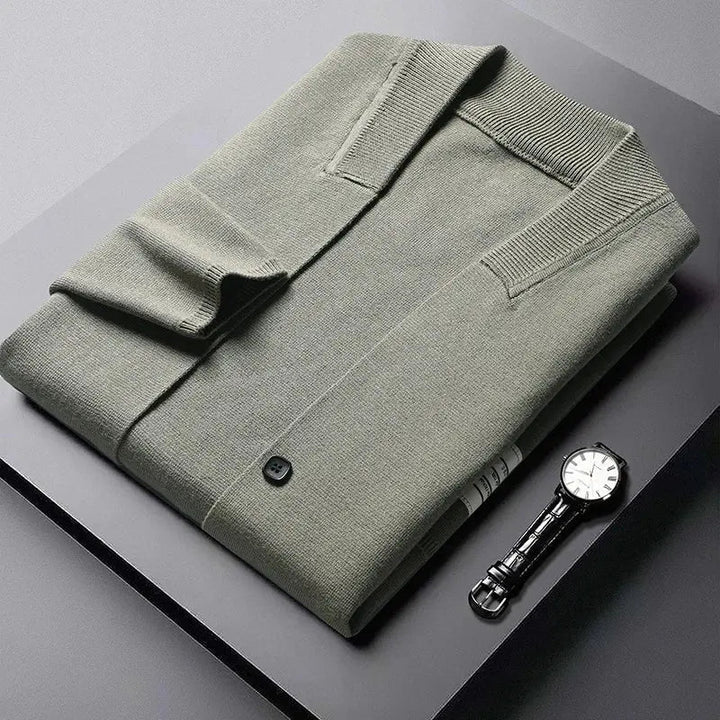 Donovan Men Comfortable Knitted Button Cardigan · Oliver Bradley
