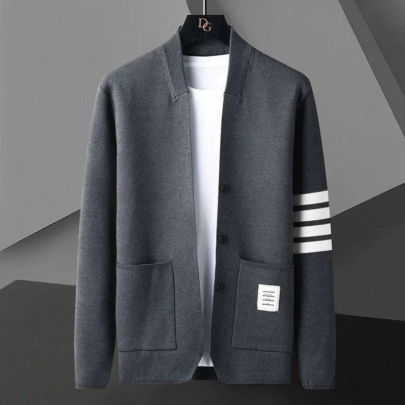 Donovan Men Comfortable Knitted Button Cardigan · Oliver Bradley