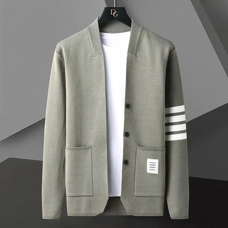 Donovan Men Comfortable Knitted Button Cardigan · Oliver Bradley