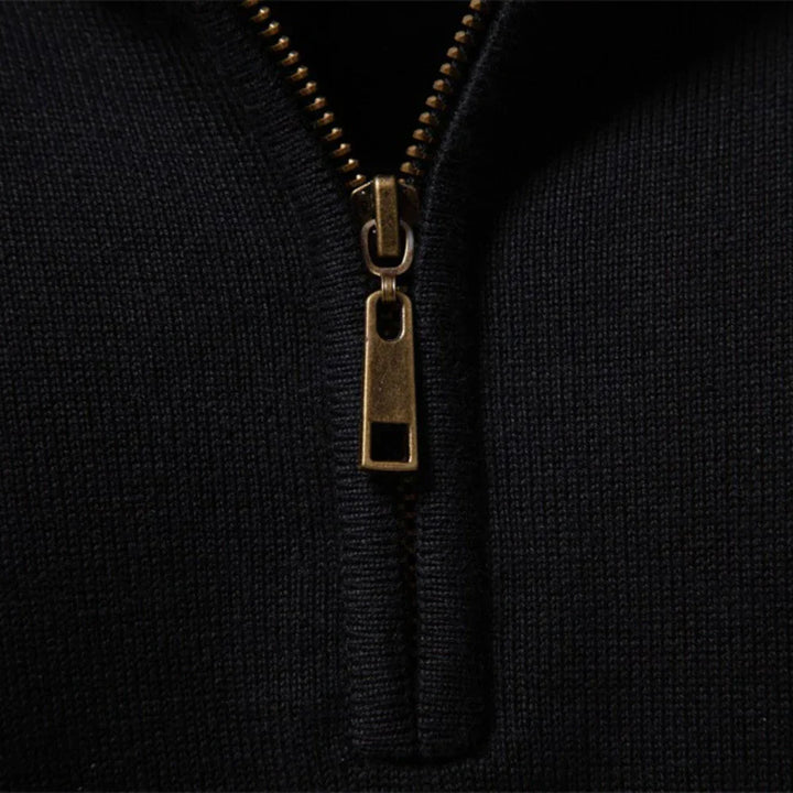 Durham Heritage Stripe Men Half Zip Sweater · Oliver Bradley