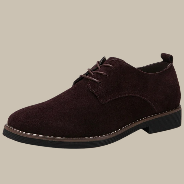 Elias - Elegant Autumn Suede Formal Oxford Shoes for Men · Oliver Bradley