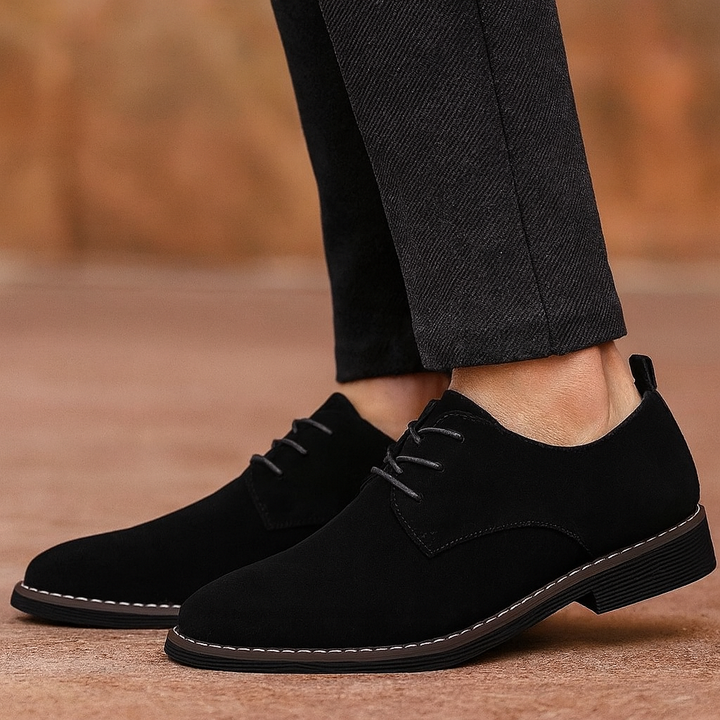 Elias - Elegant Autumn Suede Formal Oxford Shoes for Men · Oliver Bradley