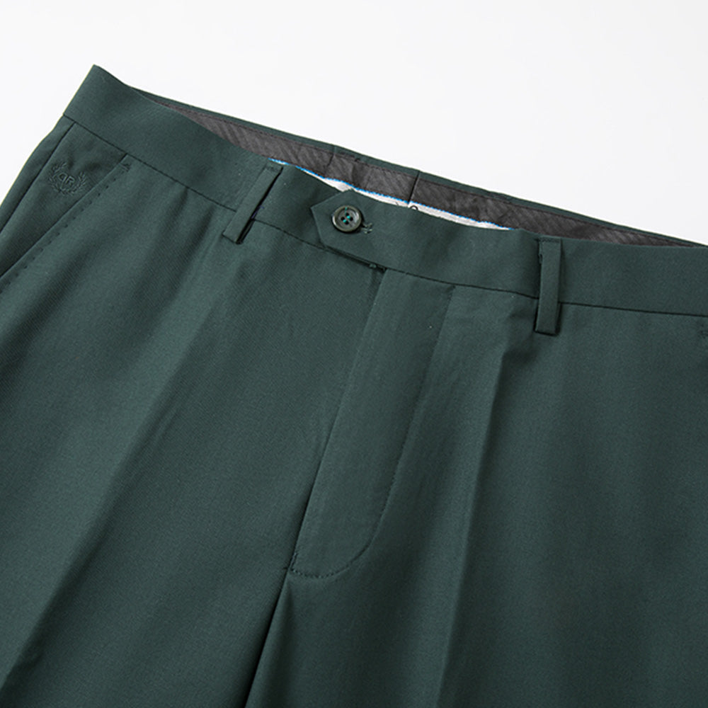 Emerald & Gold Damask Jacquard Tuxedo (3-Piece) · Oliver Bradley