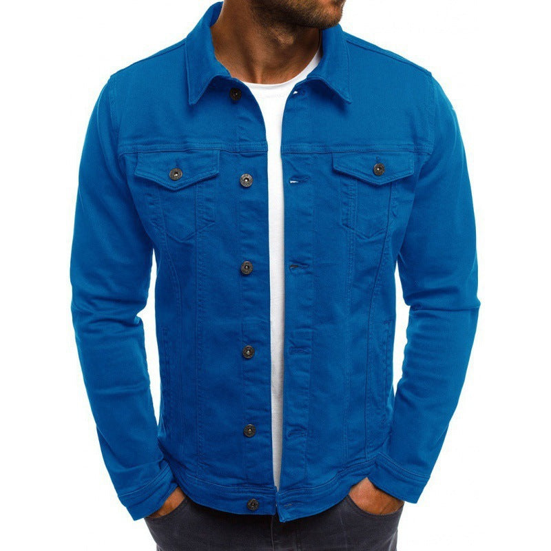 Ethan Veste en Jean Homme – Classique Moderne en Denim de Haute Qualité avec Poches