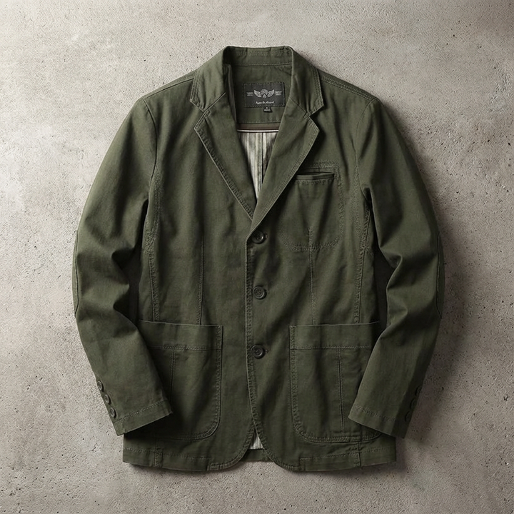 Everett Button-Front Blazer · Oliver Bradley