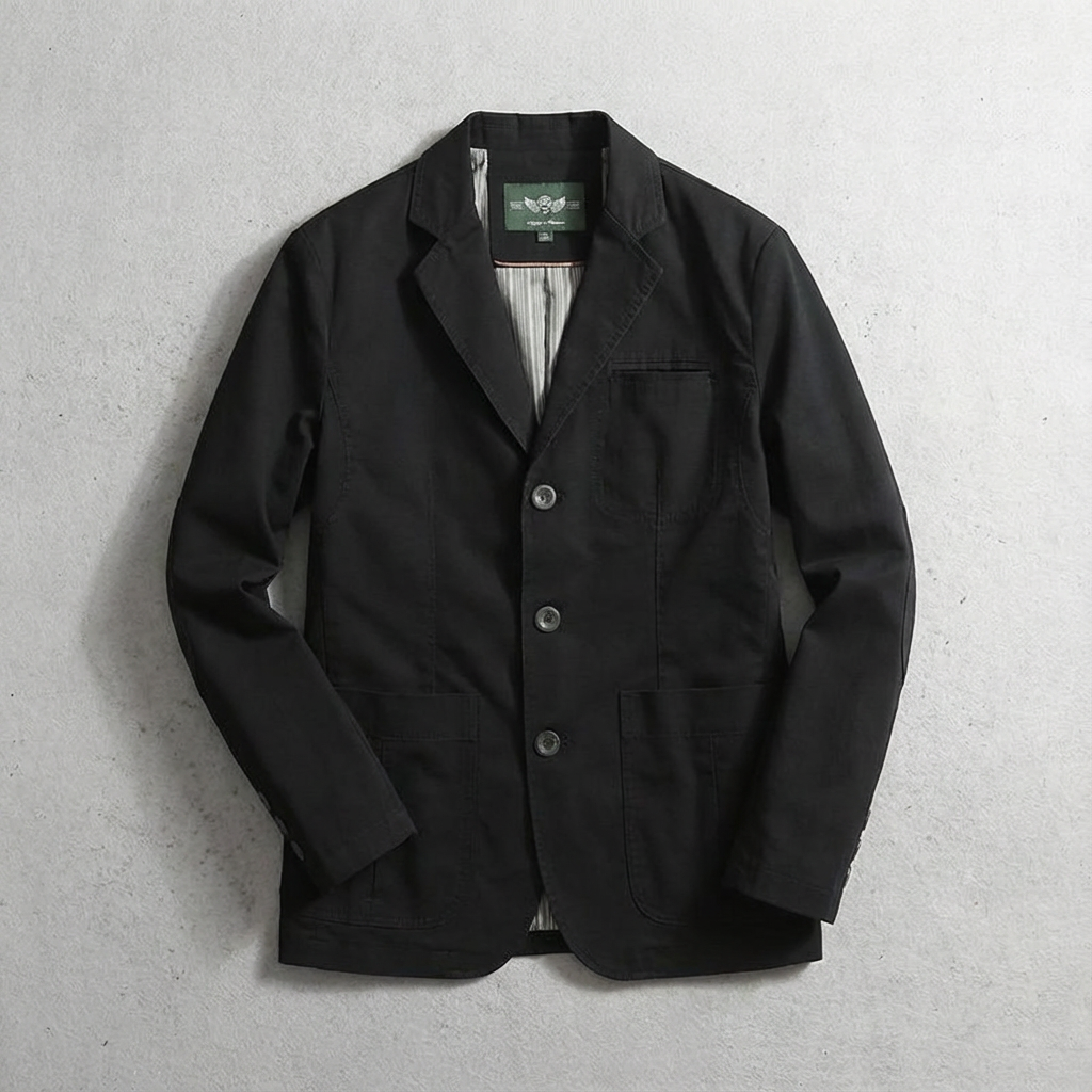 Everett Button-Front Blazer · Oliver Bradley