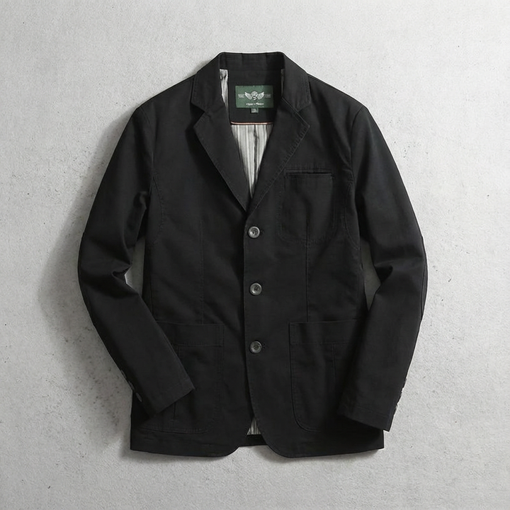 Everett Button-Front Blazer · Oliver Bradley