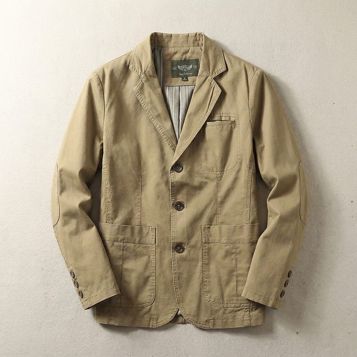 Everett Button-Front Blazer · Oliver Bradley