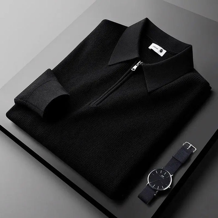 Everett Half-Zip Polo · Oliver Bradley