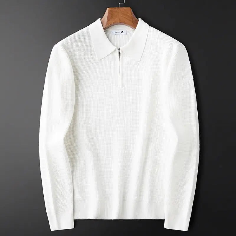 Everett Half-Zip Polo · Oliver Bradley