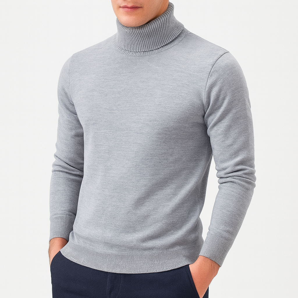 Exclusive Turtleneck Sweater for Men – Elegant, Soft & Versatile · Oliver Bradley