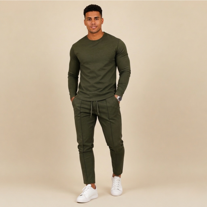 Frank | Elegant Casual Men’s Matching Two Piece Set · Oliver Bradley