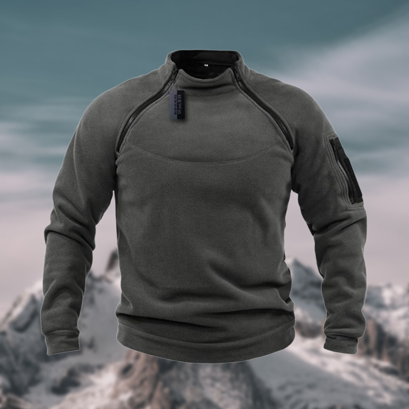Friedrich | Herren Frühling Viertelzip Pullover mit Stehkragen · Oliver Bradley