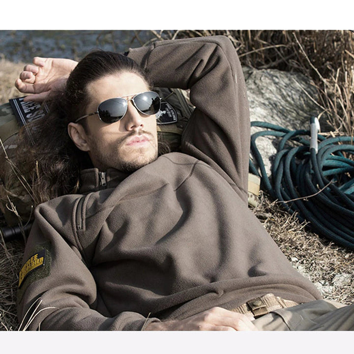 Friedrich | Herren Frühling Viertelzip Pullover mit Stehkragen · Oliver Bradley
