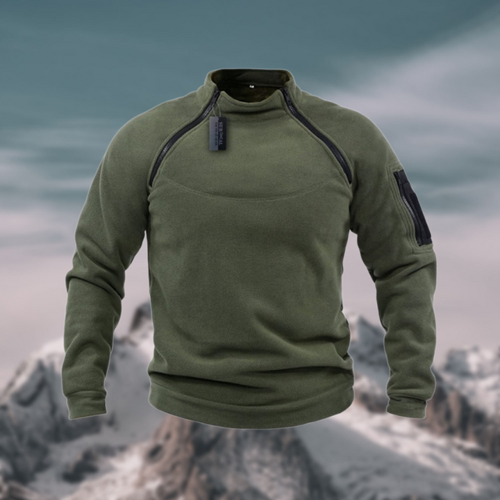Friedrich | Herren Frühling Viertelzip Pullover mit Stehkragen · Oliver Bradley