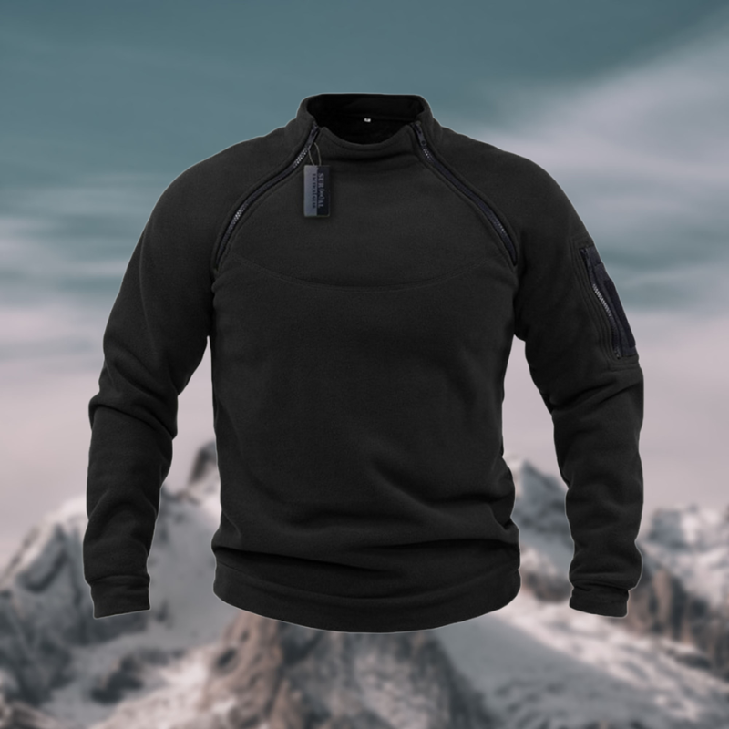 Friedrich | Herren Frühling Viertelzip Pullover mit Stehkragen · Oliver Bradley