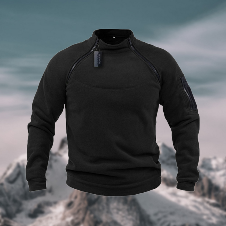 Friedrich | Herren Frühling Viertelzip Pullover mit Stehkragen · Oliver Bradley