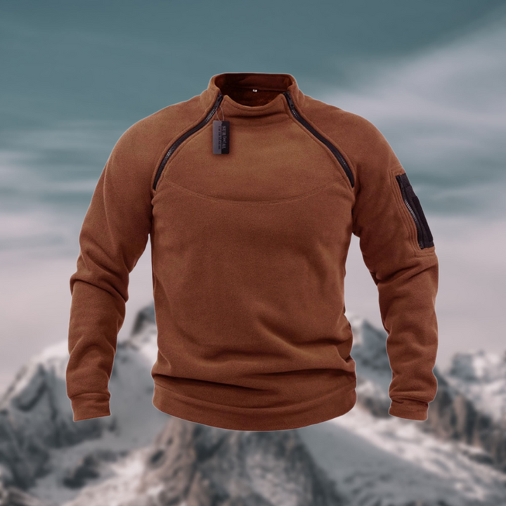 Friedrich | Herren Frühling Viertelzip Pullover mit Stehkragen · Oliver Bradley