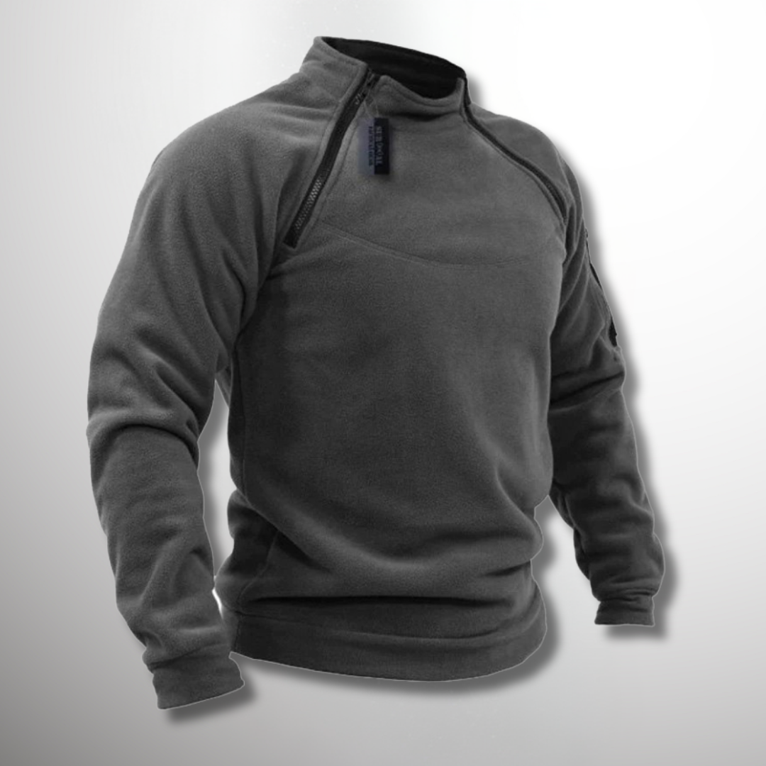 Friedrich | Herren Frühling Viertelzip Pullover mit Stehkragen · Oliver Bradley