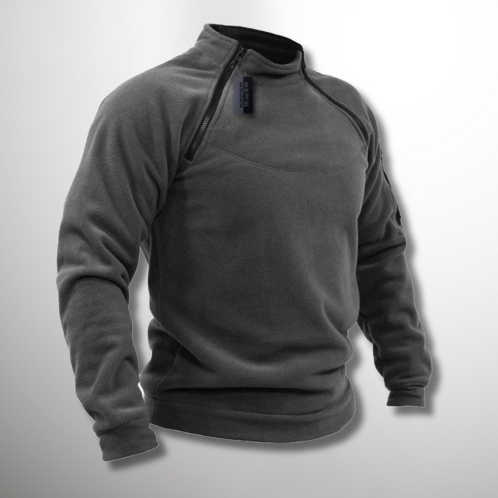 Friedrich | Herren Frühling Viertelzip Pullover mit Stehkragen · Oliver Bradley
