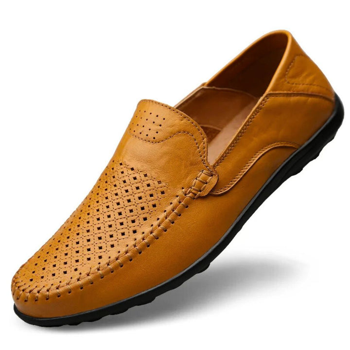 Genuine Leather "Air-Flow" Loafers · Oliver Bradley