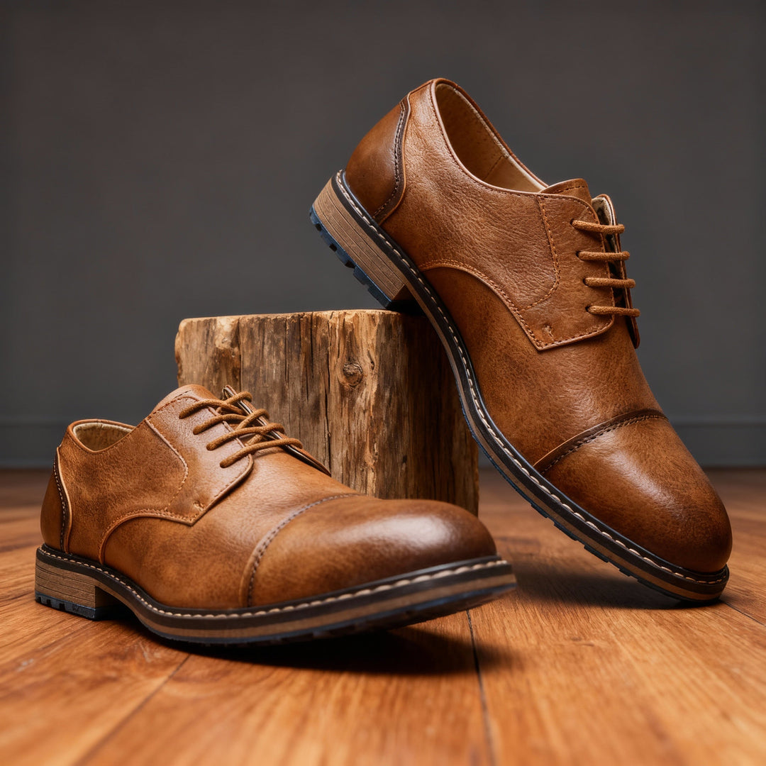Geoffrey Cap-Toe Derbies Classy Shoes · Oliver Bradley