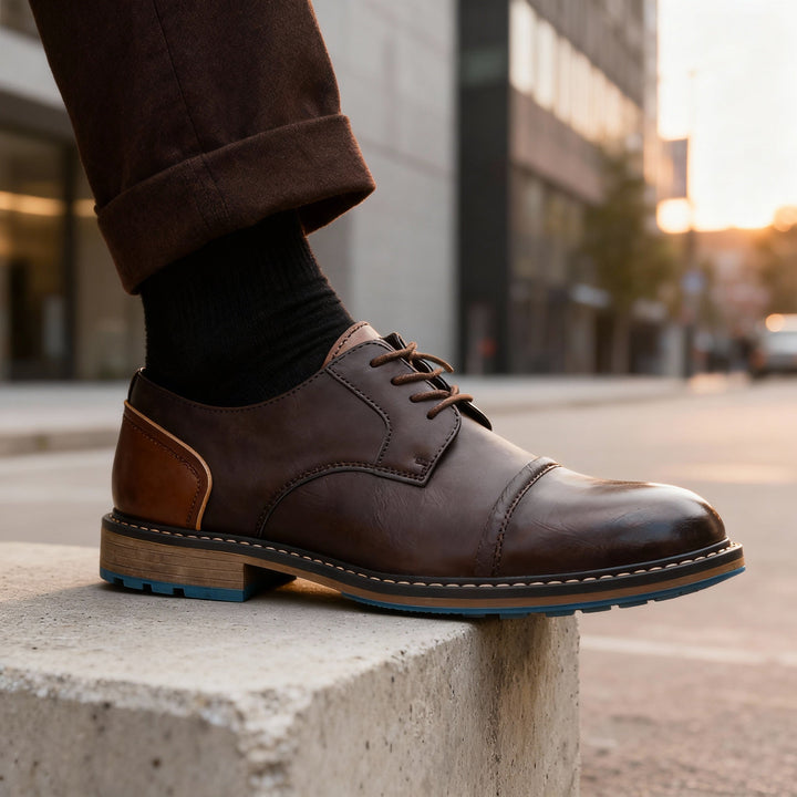 Geoffrey Cap-Toe Derbies Classy Shoes · Oliver Bradley