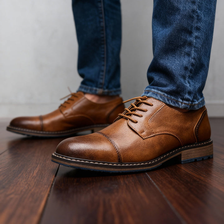 Geoffrey Cap-Toe Derbies Classy Shoes · Oliver Bradley