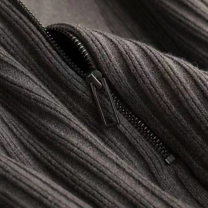Giovanni Men’s Knit Half Zip Polo Sweater – Quarter Zip Sweater · Oliver Bradley