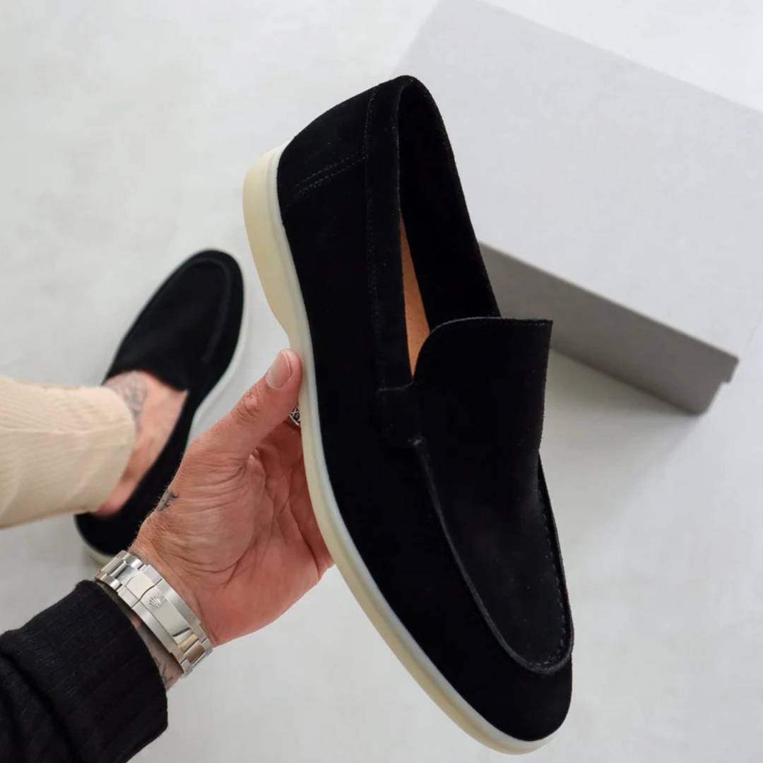 Harold | Elegant Comfortable Suede Men Loafers Summer · Oliver Bradley