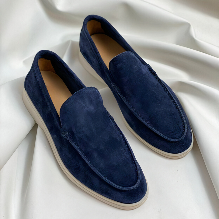 Harold | Elegant Comfortable Suede Men Loafers Summer · Oliver Bradley