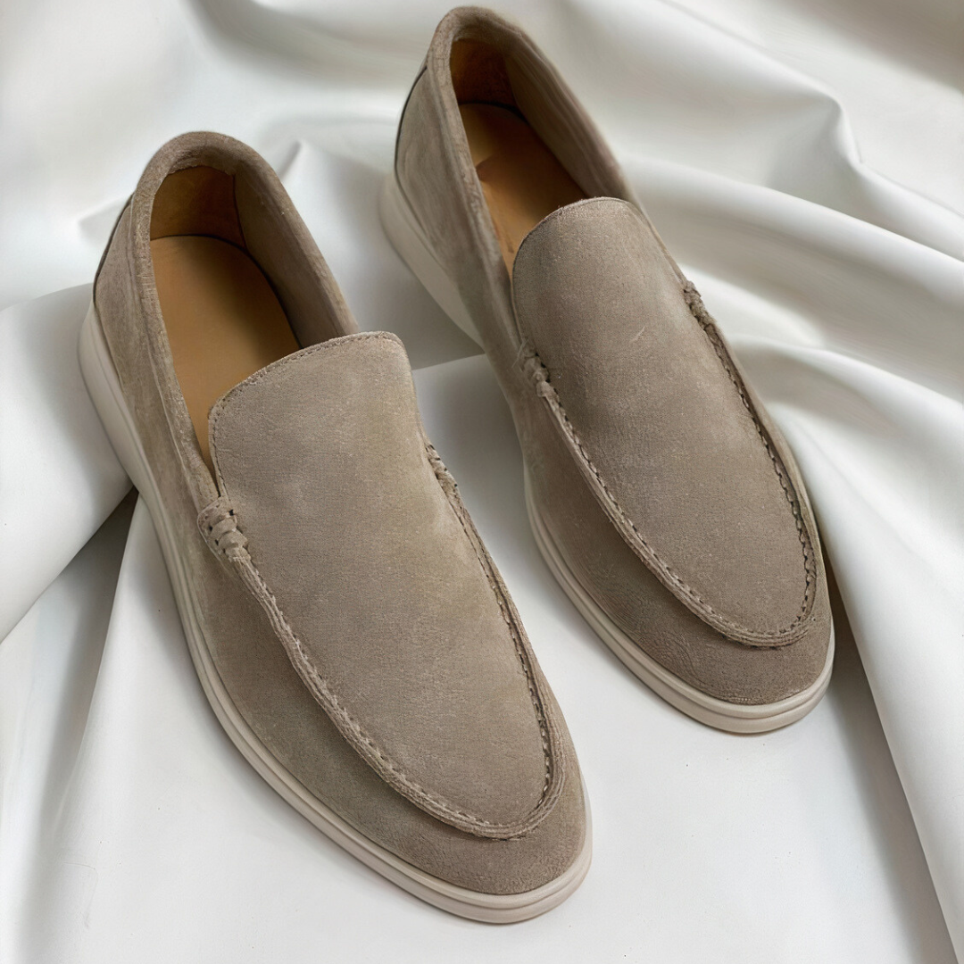 Harold | Elegant Comfortable Suede Men Loafers Summer · Oliver Bradley
