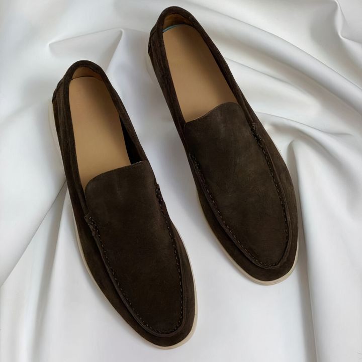 Harold | Elegant Comfortable Suede Men Loafers Summer · Oliver Bradley