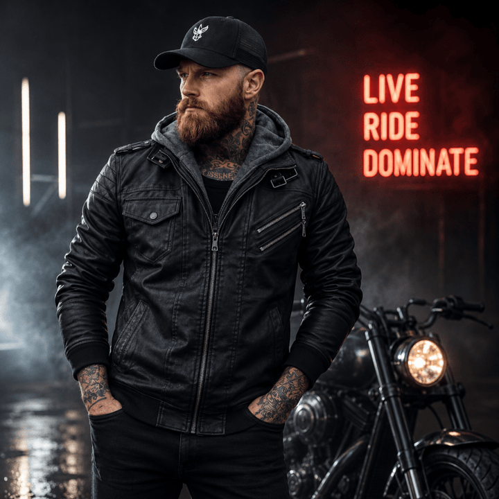 H.D Anarchy Leather Jacket · Oliver Bradley
