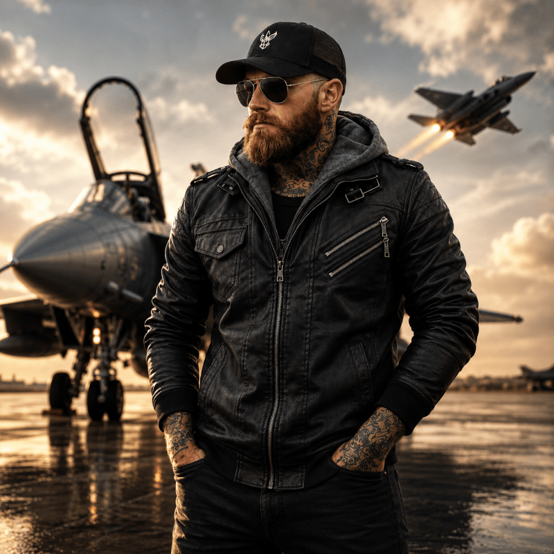 H.D Anarchy Leather Jacket · Oliver Bradley