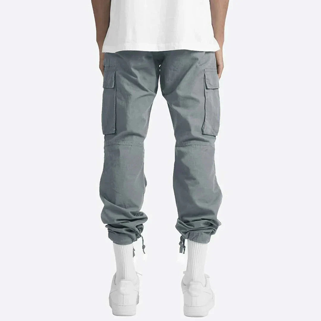 James Pantalon Cargo Homme – Pantalon Outdoor Robuste avec Poches & Taille Élastique