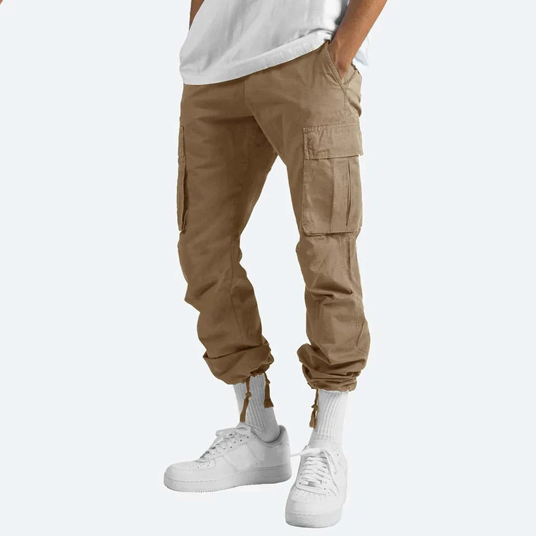 James Pantalon Cargo Homme – Pantalon Outdoor Robuste avec Poches & Taille Élastique
