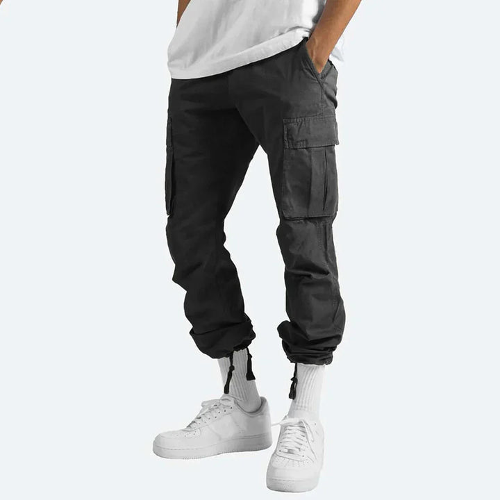 James Pantalon Cargo Homme – Pantalon Outdoor Robuste avec Poches & Taille Élastique