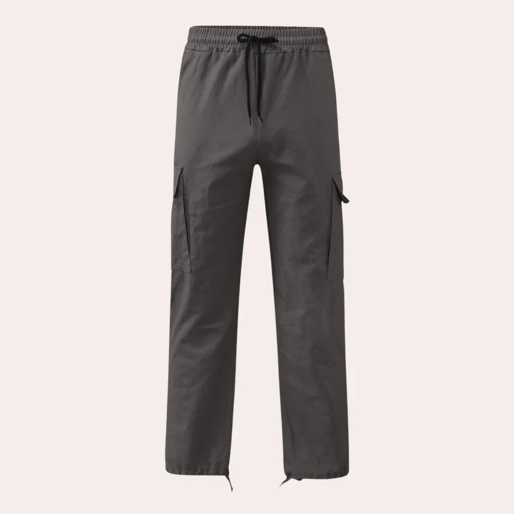 James Pantalon Cargo Homme – Pantalon Outdoor Robuste avec Poches & Taille Élastique