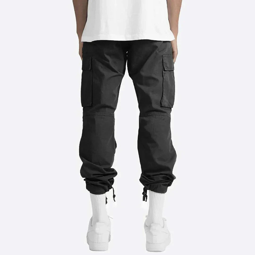 James Pantalon Cargo Homme – Pantalon Outdoor Robuste avec Poches & Taille Élastique