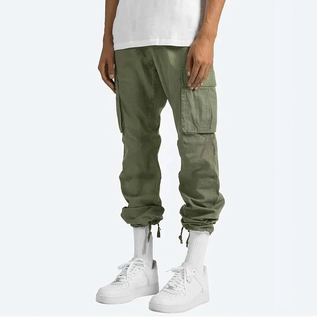 James Pantalon Cargo Homme – Pantalon Outdoor Robuste avec Poches & Taille Élastique