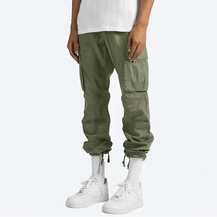 James Pantalon Cargo Homme – Pantalon Outdoor Robuste avec Poches & Taille Élastique