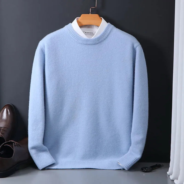 Jasper Pull Homme – En Cachemire Premium, Élégant & Doux pour l’Automne et l’Hiver